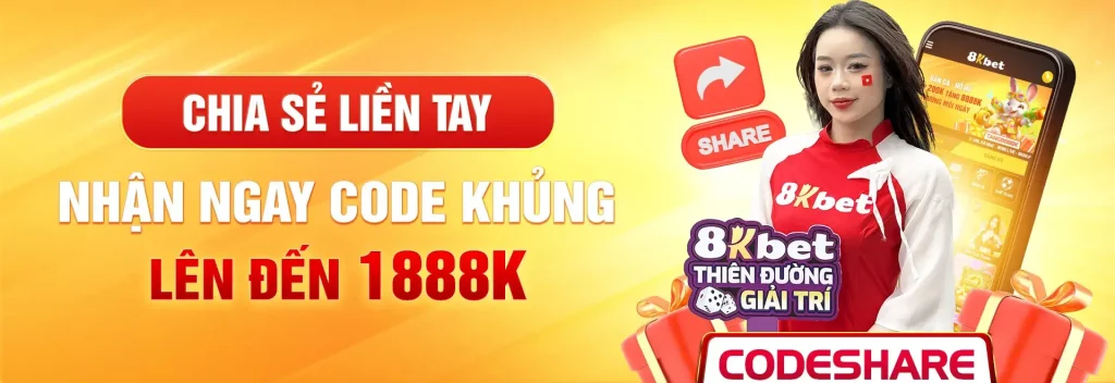 Giới thiệu Trang chủ 8kbet nhận code 188k